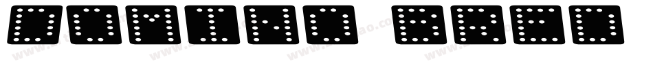 Domino bred kursiv omrids字体转换